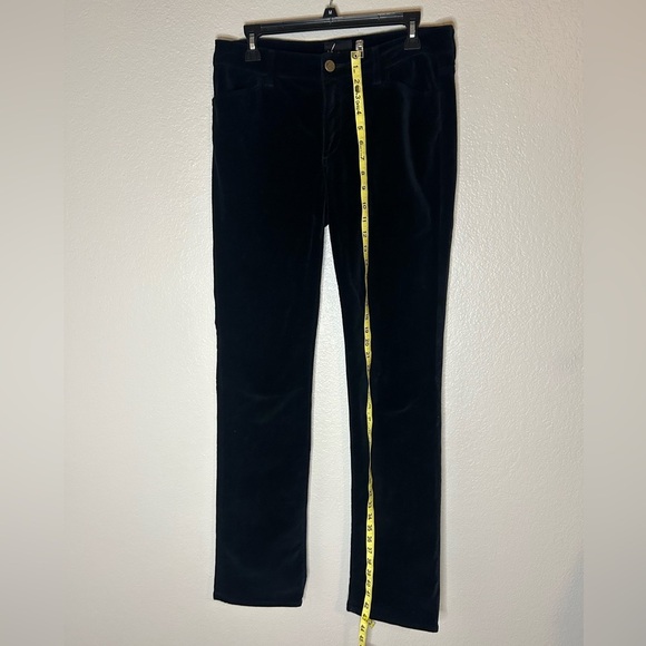 Kate McHale black velvet like pants with straight leg size 4 - Picture 4 of 7